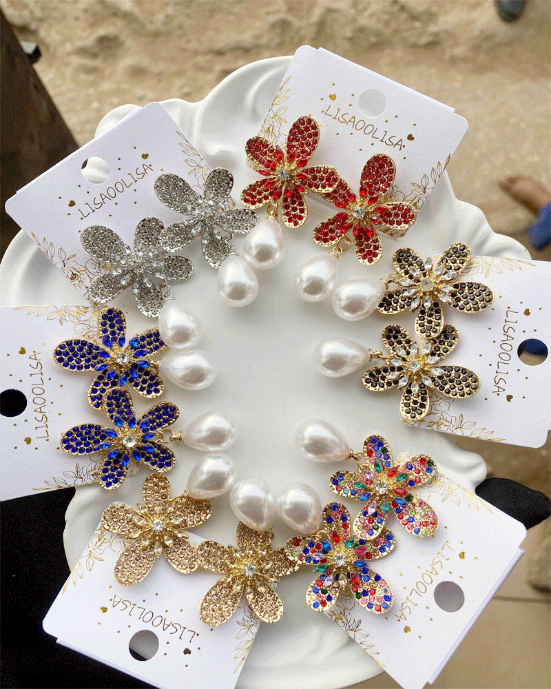 Luxury earring pearl