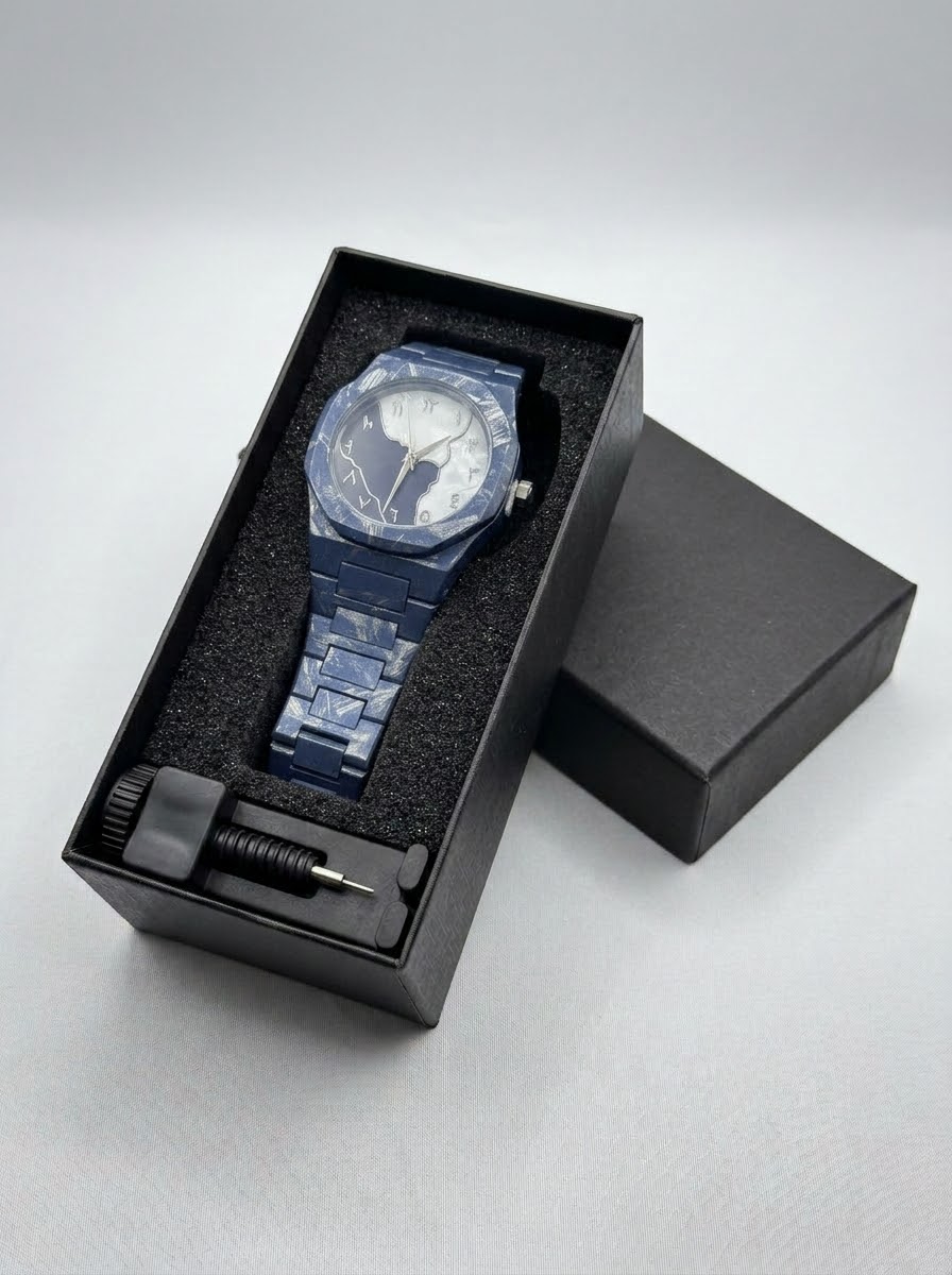 Blue Marble Valenzo WristWatch – Beach Face